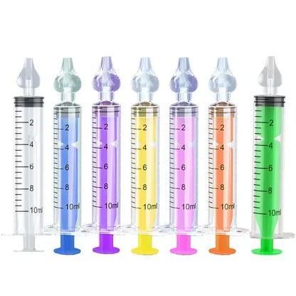10ML/20ML Baby Nasal Aspirator Syringe Baby Nose Cleaner Rhinitis Nasal Washer Irrigator Needle Baby Nose Washing for Children