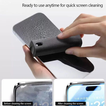 2 in 1 Mobile screen cleaning Tablet laptop cleaning Wipe car cleaning cloth Display screen spray spray