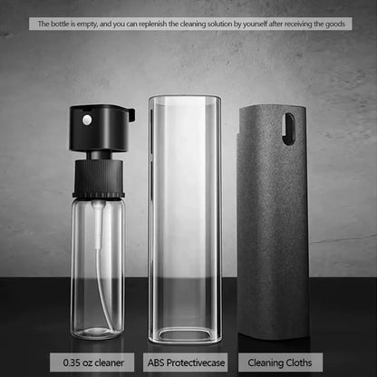 2 in 1 Mobile screen cleaning Tablet laptop cleaning Wipe car cleaning cloth Display screen spray spray